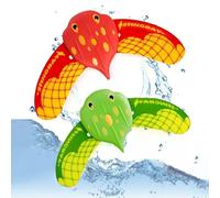 Giocattoli Pesci Piscina, 2 Pezzi Giocattoli per Immersioni Set, Pesce Diavolo Subacquei Giocattolo per Piscine, Senza Batterie / EVA, per Regalo per Bambini / Giochi Sott'Acqua Estivo L'allenamento