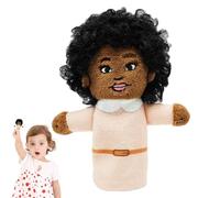 Giocattoli Puppet Per Bambini, Puppet Persone Neri,Pupazzo giocattolo per il gioco di ruolo - Giocattoli di visualizzazione delle bambole di famiglia africane per raccontare storie pa
