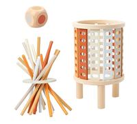 Giocattoli puzzle di bilanciamento della costruzione, gioco di impilamento di torri in legno | di costruzione sicuri Tower Tower Toy,Gioco di puzzle educativo per la famiglia