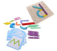Giocattoli Puzzle Di Pinboard Bambino Che Fa Primi Passi Matematici Montessori