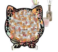 Giocattoli Puzzle Realizzati in Legno - Giocattoli A Forma Di Gatto Per La Decorazione Della Casa | Puzzle Ad Incastro In Legno Per Animali | Per Donne, Bambini, Ragazzi, Adolescenti, Figli E Figlie