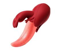 Giocattoli realistici di simulazione femminile con lingua di rosa - stampo per leccare la lingua femminile - regalo per una serata tra amiche