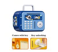 Giocattoli regalo di compleanno per bambini dell'asilo, cassaforte con password, bancomat giocattolo per bambini, salvadanaio a forma di orsetto, astronauta o pony, scatola creativa per conservare mon