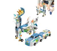 Giocattoli Robot,Gioco Magnetico Interattivo Trasformabile Meccanico - Auto Giocattolo Trasformabile,Per Bambini Appassionati Gioco Interno Esterno Casa Feste Compleanno Aula