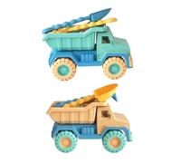 Giocattoli Sandbox - Kit Di Costruzione Di Castelli Di Sabbia, Autocarro Con Cassone Ribaltabile Di Grandi Dimensioni Con Benna | Set Di Giocattoli Da Spiaggia Durevoli In ABS | Camion Della Sabbia