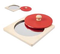 Giocattoli sensoriali, attività didattiche in legno con specchio, giocattoli fidget per bambini, per aule scolastiche, feste, viaggi, compleanni, aerei