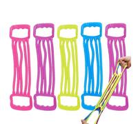 Giocattoli sensoriali con corde estensibili, giocattolo Fidget estensibile, 5 x tagliatelle estensibili Fidget Toy, giocattoli sensoriali elastici, spago estensibile, rilassante, educativo precoce