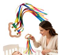 Giocattoli Sensoriali Per Bambini Anello Massaggiagengive in Legno Morbido
