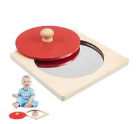 Giocattoli sensoriali per Bambini - attività di apprendimento e Gioco in Legno con Specchio | Fidget Giocattolo per sensoriale | per Pasqua Party Aula Calza di Natale Viaggi Compleanno Aereo