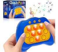 Giocattoli Sensoriali per Bambini e Adulti,Push Pop Bubble Sensory Fidget Toy,Pop-It Elettronico,Light Up Pattern Popping Games,Controller elettronico Whack Mole Fidget (B-Blu)