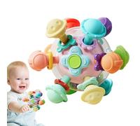 Giocattoli sensoriali per dentizione giocattolo sensoriale Fidget colorato giocattolo da masticare per bambini e ragazze neonati da 0 a 12 mesi, giocattolo a palla, giocattolo da afferrare, giocattoli