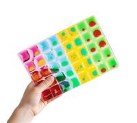 Giocattoli Sensoriali per Piccoli, Strumenti di Monitoraggio Visivo Colorato ed Esplorazione Tattile per Sollievo dallo Stress e Sviluppo delle Capacità Motorie Fin