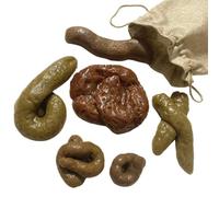 Giocattoli sensoriali, set da sei pezzi, bavaglio morbido, giocattolo per la cacca da spremere e rilassare, giocattolo antistress, per distrarsi dalla scrivania in classe, adolescenti adulti rag