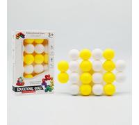 Giocattoli sensoriali Sfera magica 3D Giocattolo antistress Perline colorate educative per alleviare lo stress Giocattolo scultura da scrivania Giocattoli per attività di apprendimento creativo