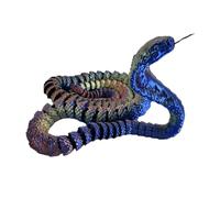 Giocattoli serpente 3D, animali stampati in 3D,Giocattoli da scrivania serpente | Giocattolo antistress per decorazioni da scrivania, giocattoli stampati in articolati, figurine da colle