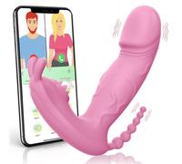 Giocattoli sessuali per donne,APP indossabile telecomando G Spot Dildo Vibrator,9 modalità vibranti Farfalla Clitorale Stimulatore Adulto Giocattoli sessuali e giochi,Vibratore di coppia per donne