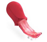 Giocattoli Sessuali per Donne, Vibratore per Leccare La Lingua, Stimolatore per Clitoride Capezzoli con 10 Vibrazioni Silicone Sex Toys per Adulti Vibratoreper Donna Professionale