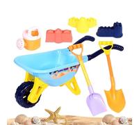 Giocattoli Spiaggia | 7 Pezzi Secchiello Rastrello e Formine Sabbia Portatile - Giochi Sensoriali da Esterno | Per Mare Giardino Giochi Piscina Famiglia Cortile Campeggio Casa