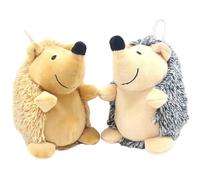 Giocattoli squittenti per cani, riccio di peluche, interattivi da masticare per cani di piccola, media e grande taglia, C