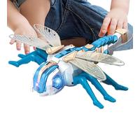 Giocattoli telecomandati,Giocattoli RC,Giocattolo libellula RC da 2,4 Ghz per bambini | Giocattolo simulato di robot spray giocattolo animale telecomandato con luci e suoni per bambini adulti