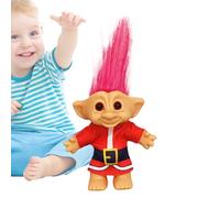 Giocattoli Troll - Bambole Troll Fortunate Natalizie Retrò - Decorazione da collezione per feste, statuette per scaffale, decorazione decorativa retrò per scrivania o libreria