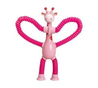 Giocattoli tubi telescopici giraffa - giocattolo di aspirazione giraffa da 12 pollici, forma che cambia il tubo sensoriale, disegno della del puzzle, forma di una tana di aspirazione puzzle