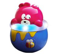 Giocattoli Wobble per bambini, giocattolo Wobble - Bobling Bear Toy con luce - Giochi educativi Apprendimento 'illuminazione Bambola lenitiva per camera da