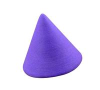 Giocattolo a Blocchi di Cono Geometrico per Bambini Creativi, Set Versatile di Costruzioni a Cono in Schiuma per il Gioco Educativo, Materiale EVA per Costruzioni Sicure, Ideale per (PURPLE)