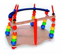 Giocattolo A Dondolo Altalena Con Perline Colorate LxPxH 360x365x240mm NUOVO