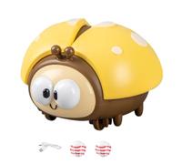 Giocattolo a forma di coccinella, grande giocattolo elettronico per animali da 6 pollici, gioco interattivo, simpatico soffiatore, divertente attività di apprendimento per bambini a casa, asilo