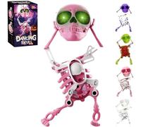 Giocattolo a Forma di Scheletro da Passeggio for Halloween, Antistress Creativo, statuina da scrivania Vintage con scheletri da Discoteca Stampata in 3D, Regalo Antistress for Adulti(Light B)