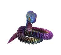 Giocattolo a forma di serpente stampato 3D - decorazione di animali - figura decorativa realistica stampa idea creativa e attira l'attenzione di ogni serpente della stanza, giocattolo per scrivania