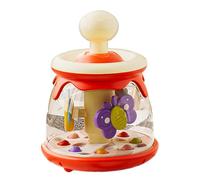 Giocattolo a per bambini - 20,3 x 15 x 15 cm, giocattolo rotante press-spin per bambini | apprendimento precoce, accattivante con funzione rotante, palla per saltare premendo per girare