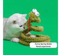 Giocattolo a Spirale per Gatti con Design a Serpente Gioco Interattivo per