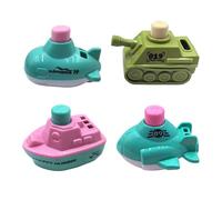 Giocattolo a spruzzo d'acqua adatto ai bambini per bagno piscina gioco compatto 9 x 6 5 cm serbatoi design Splash Game regalo giocattolo da bagno sicuro per bambini