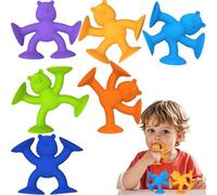 Giocattolo a ventosa per bambini, vasca da bagno, giocattolo per bambini a partire dai 3 anni, giocattolo da viaggio autismo sensoriale, giocattolo in silicone per 3, 4, 5, 6, 7, 8 anni