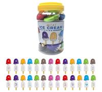 Giocattolo Abbinato Gelato | Pretend Play Shop - Alfabeto Match Game | Shape Letters Learning | Lettera Corrispondente Al Riconoscimento delle Parole Di Colore