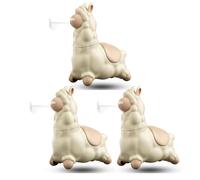 Giocattolo acquatico a forma di lama che sputa, spruzzatore d'acqua interattivo a forma di alpaca con scuotimento della testa, pistola a spruzzo a forma di lama, nebulizzatore portatile (3PCS)