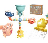 Giocattolo acquatico da vasca per bambini con animaletti e cascata