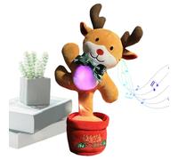 Giocattolo Albero Di Natale Peluche | Giocattolo Albero Di Natale Canto Elettrico con Luce | Decorazione Stagionale per Compleanno Camera Da Letto Scuola | Casa Dormitorio Ufficio