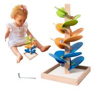 Giocattolo 'albero musicale , giocattolo 'albero musicale in legno,Gioco di pista da corsa di palline di marmo colorate, set di costruzione di alberi | Divertente albero