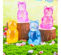 Giocattolo antistress a forma di orsetto carino, adatto per i bambini come giocattolo portatile per aiutare a ridurre lo stress. Questo è un giocattolo a rimbalzo lento che può essere usato come decor