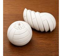 Giocattolo antistress a forma di palla da baseball, antistress da scrivania stampato in 3D da ruotare e girare, palla antistress portatile per alleviare l'ansia, puzzle sensoriale