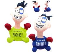 Giocattolo antistress Ansia Giocattoli antistress 2 pezzi Giocattoli ansioli Punch Me Urlando bambola bambola emotiva di peluche elettrica per bambino adulto.