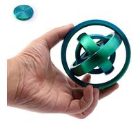 Giocattolo antistress con giroscopio cinetico stampato in 3D, grande spinner da scrivania da 9,9 cm per adulti, scultura antistress, gadget da scrivania per ufficio per ansia e concentrazione, design