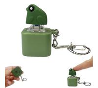 Giocattolo antistress con rana che gracida, tastiera cliccabile per adulti, anatra che starnazza con luci colorate, antistress e ansiolitico per adulti,Frog