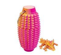 Giocattolo antistress Drago - Portachiavi Animali - Stampato 3D per Riduzione dello Stress Adulti Decorazione Casa Ufficio