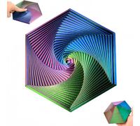 Giocattolo Antistress Giocattolo Esagonale da 12 cm per Cono a Spirale Sensoriale 3D Fidget Toys per Bambini Adulti Giocattolo Sensoriale Adatto per Alleviare Ansia,Stress e Irrequietezza