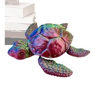 Giocattolo Antistress Tartaruga,Statua Tartaruga Marina Fidget Stampata 3d Per Tavolo - Figura Animale Compatta, Decorazione Casa Interattiva per Ragazzi Ragazze Adolescenti Uomini Donne