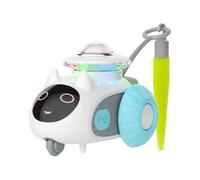 Giocattolo automatico per gatti, per attività in movimento, giocattoli per gatti in movimento, per giocare al chiuso e all'aperto, in casa, per Natale, compleanno